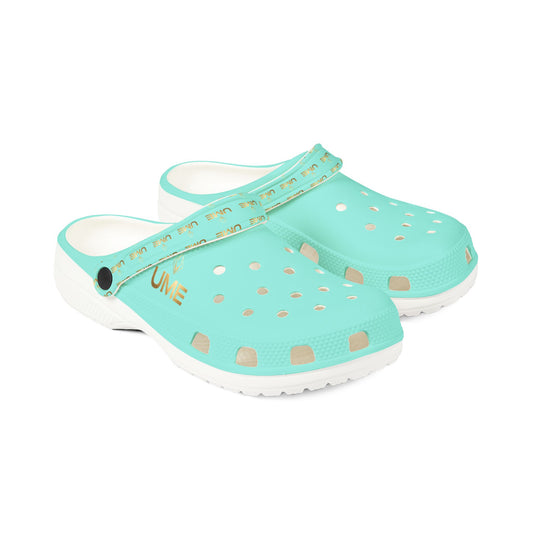 UME Mint Green EVA Foam Clogs — Lightweight Water-Resistant Slip-On Shoes