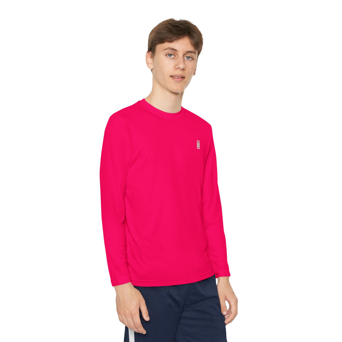 Youth Long-Sleeve Performance Tee — Multi-Color Athletic Top