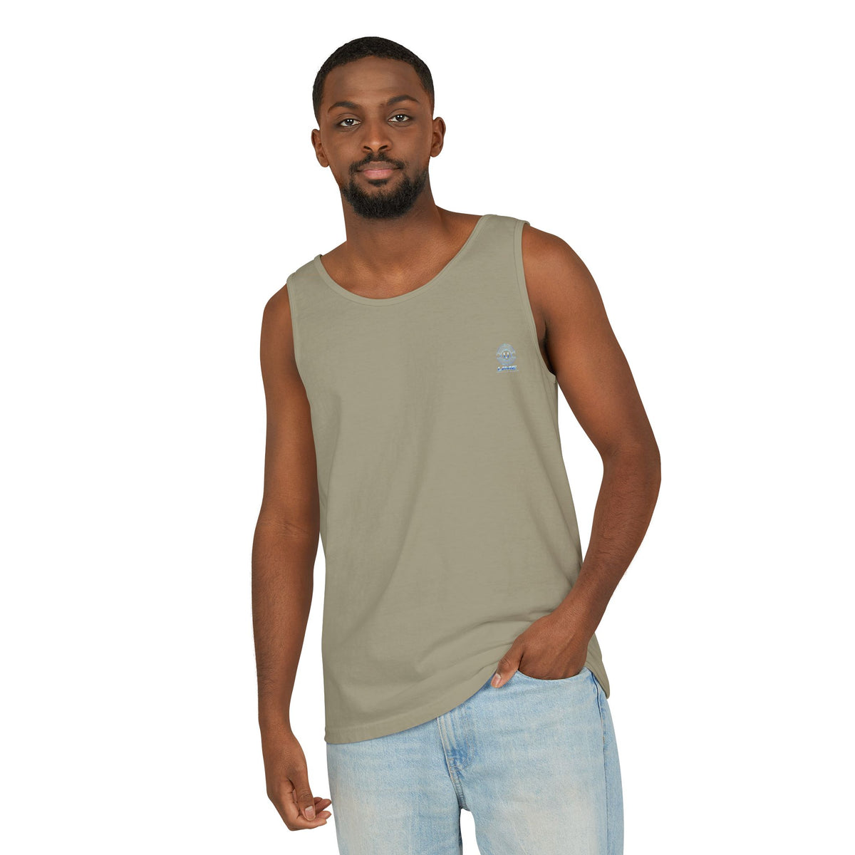 Garment-Dyed Tank Top — UME Activewear Logo