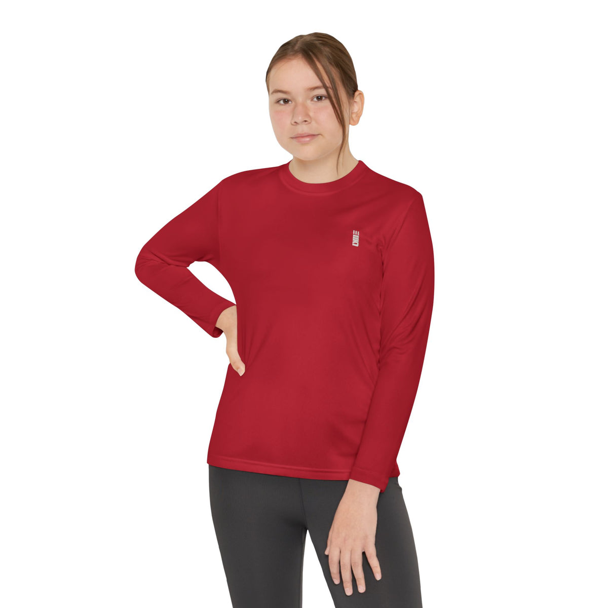 Youth Long-Sleeve Performance Tee — Multi-Color Athletic Top