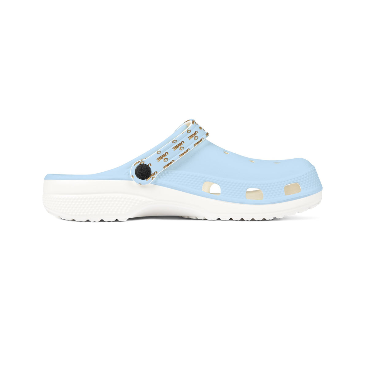 Light Blue All-Over Print EVA Foam Clogs — Slip-On Shoes