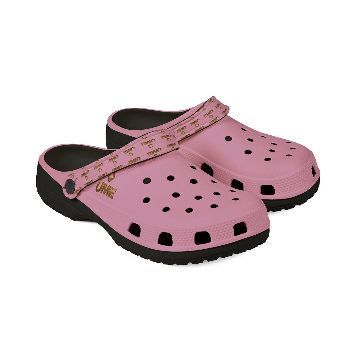 Pink All-Over Print EVA Foam Clogs — Slip-On Shoes