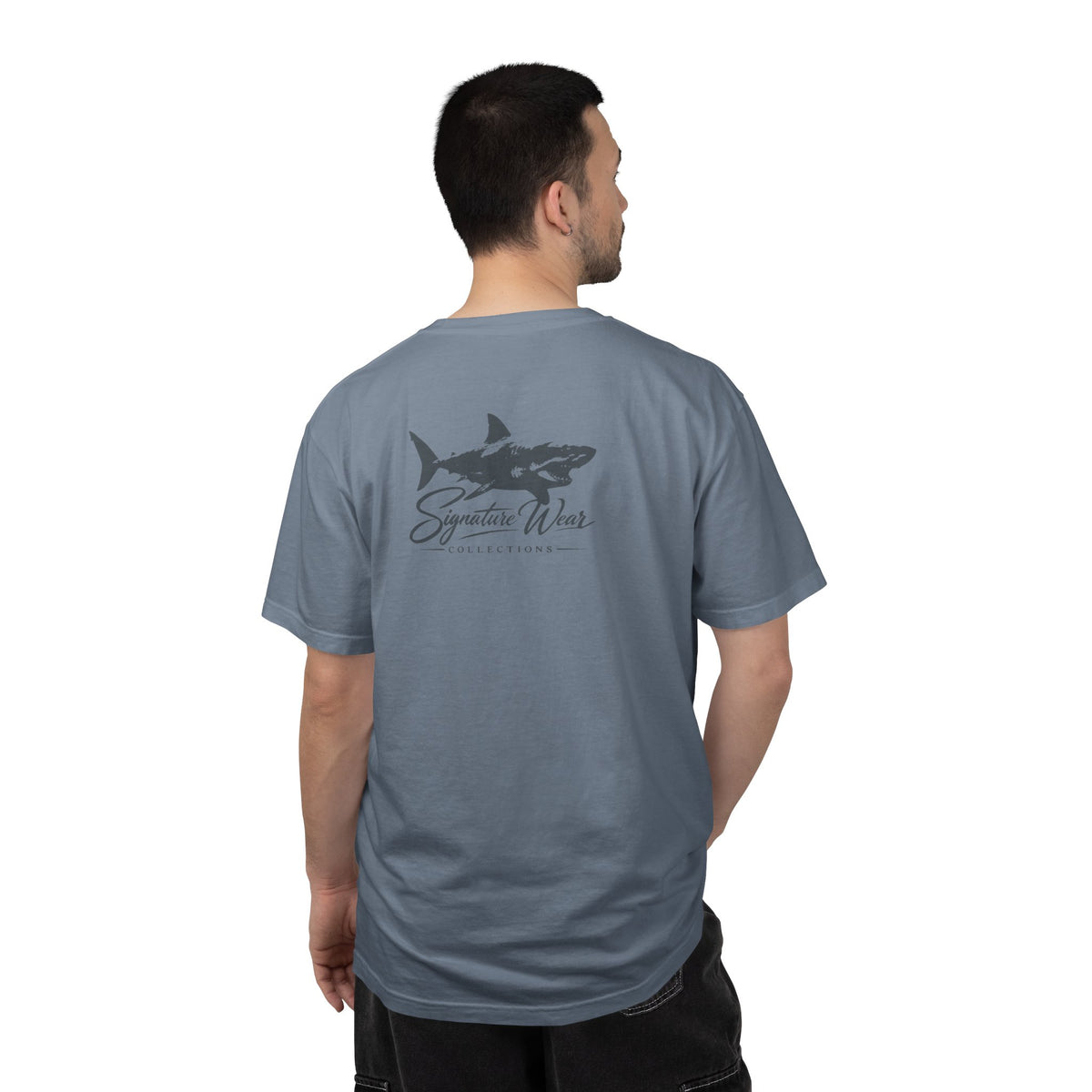 Signature Wave Shark Graphic T-Shirt — Coastal Surf Casual Tee | White, Black & More