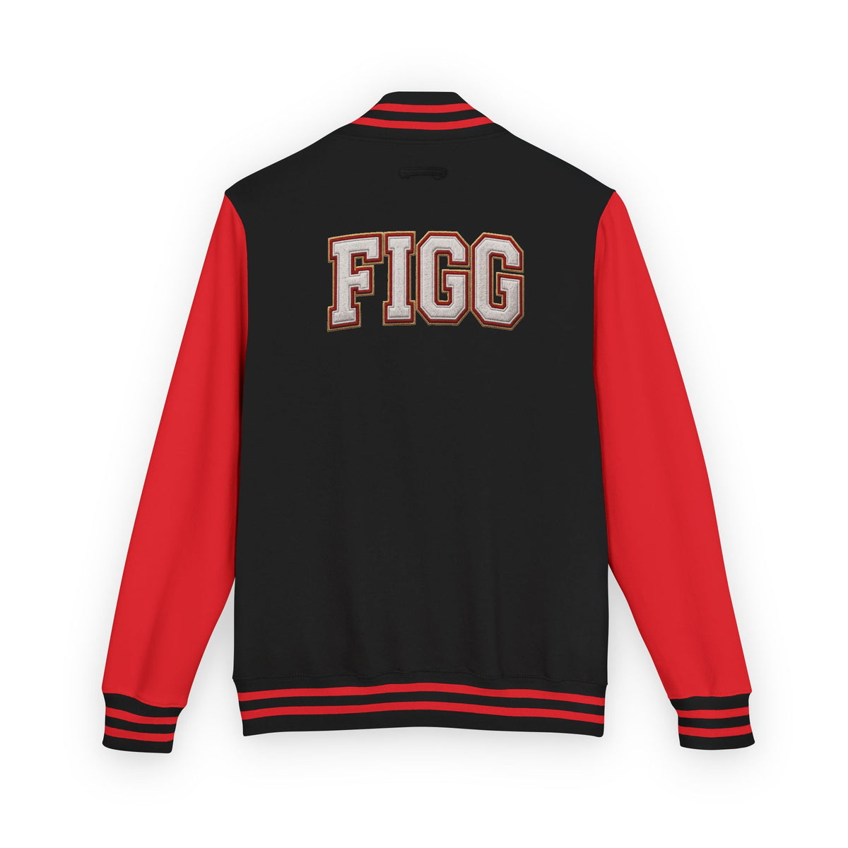 FIGG Letterman Jacket — Burgundy, Black, Navy & Bright Colors