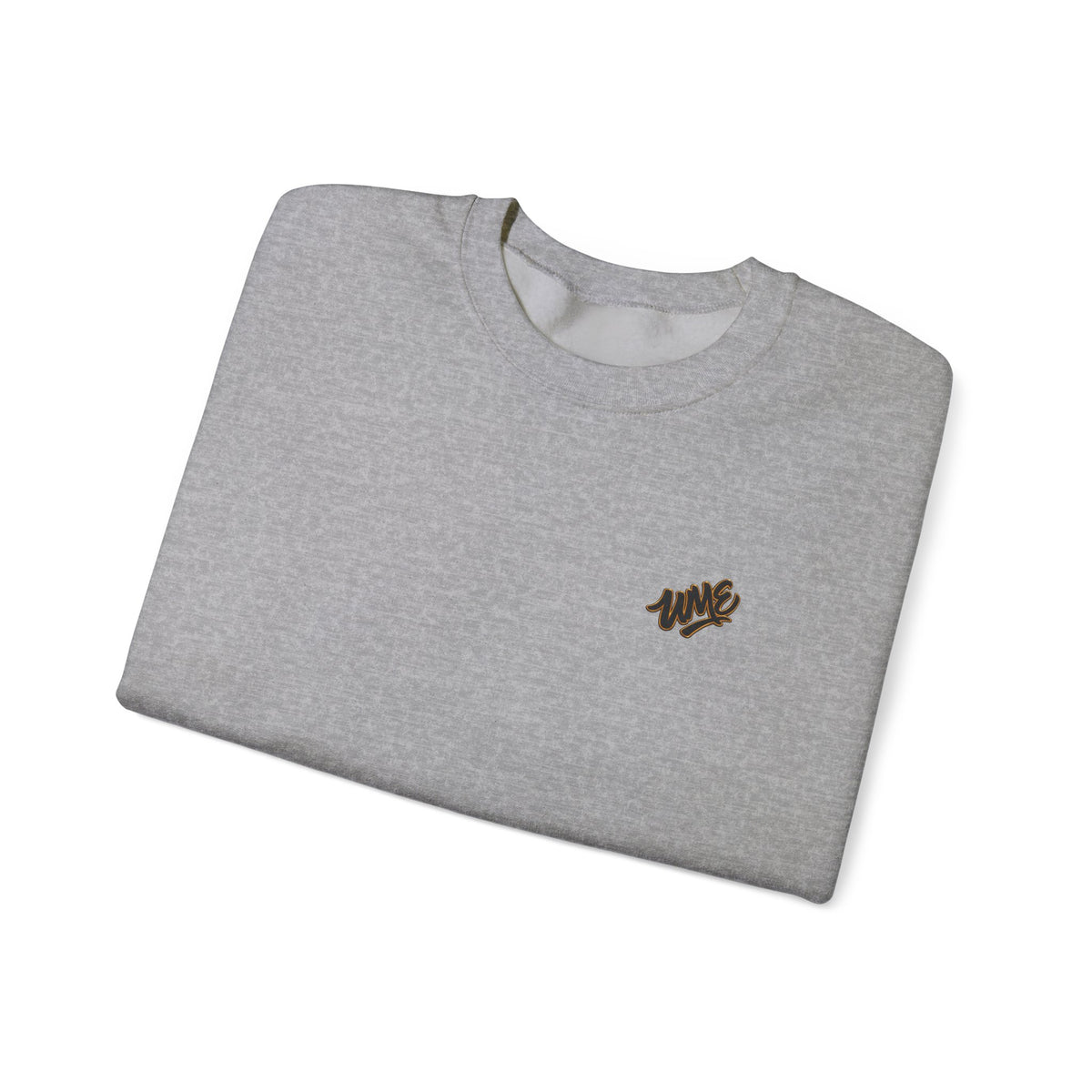 Crewneck Sweatshirt — UME Black Logo All-Over Print
