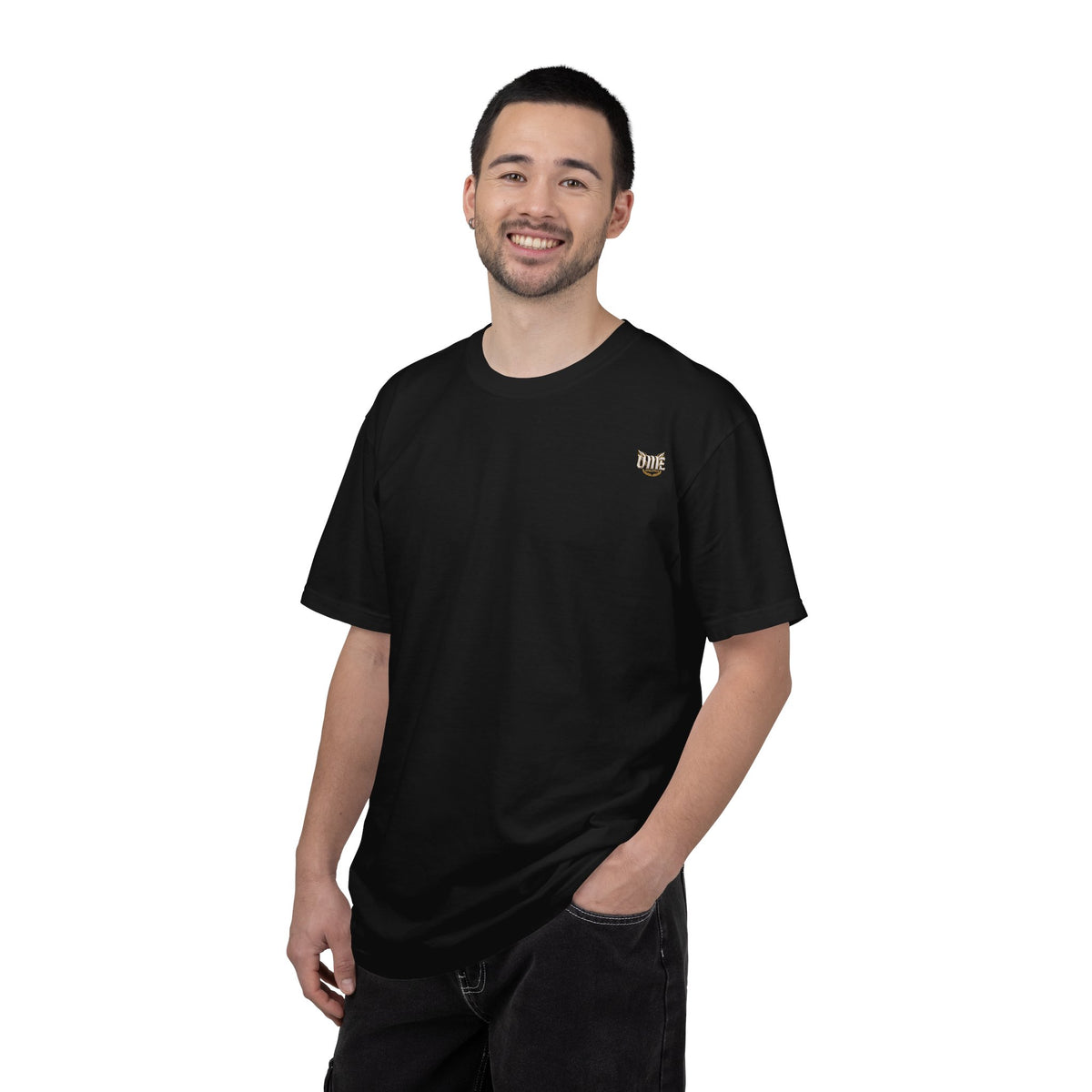 Vintage Dime Graphic T-Shirt — Small Chest & Back Logo