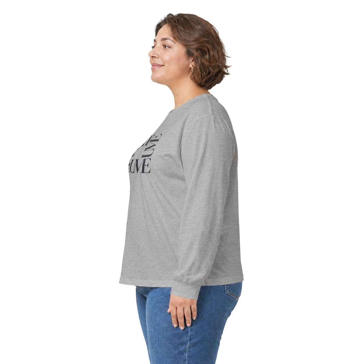 UME Typography Long Sleeve Tee — White, Black & More Colors