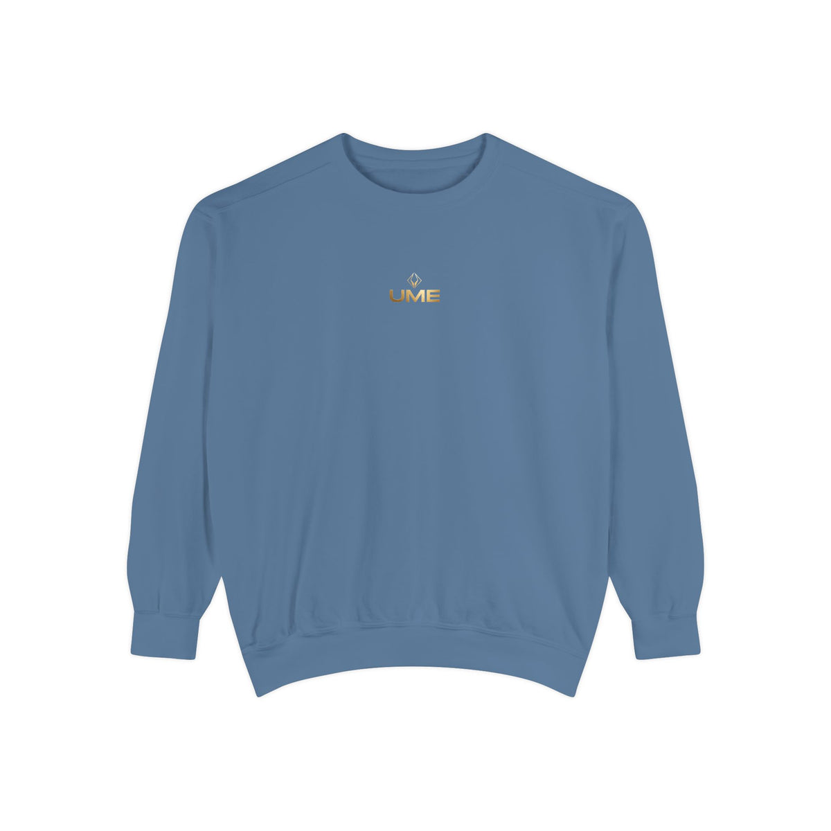 UME Gold Logo Sweatshirt – Garment-Dyed Crewneck