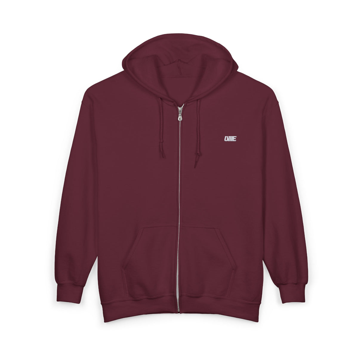 UME Multi-Color Full-Zip Hoodie — Heavy Blend Embroidered Sweatshirt