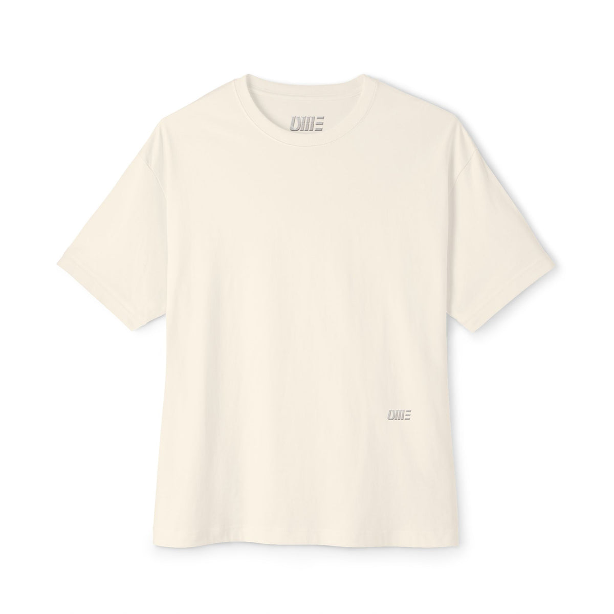 Oversized Boxy T-Shirt — Multi-Color Minimal Graphic