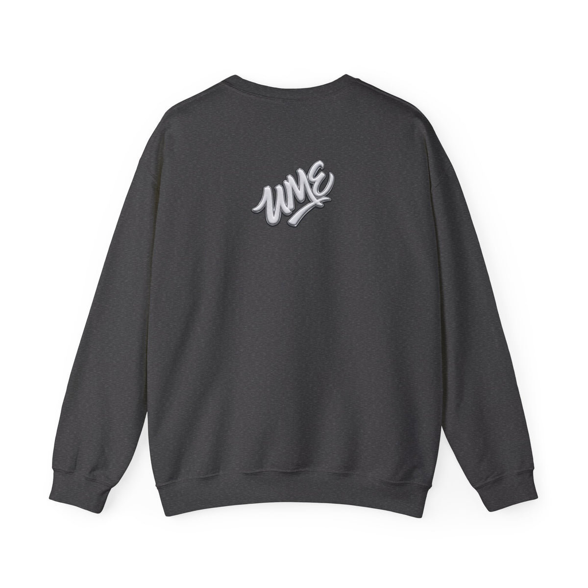 Crewneck Sweatshirt — UME White Logo All-Over Print