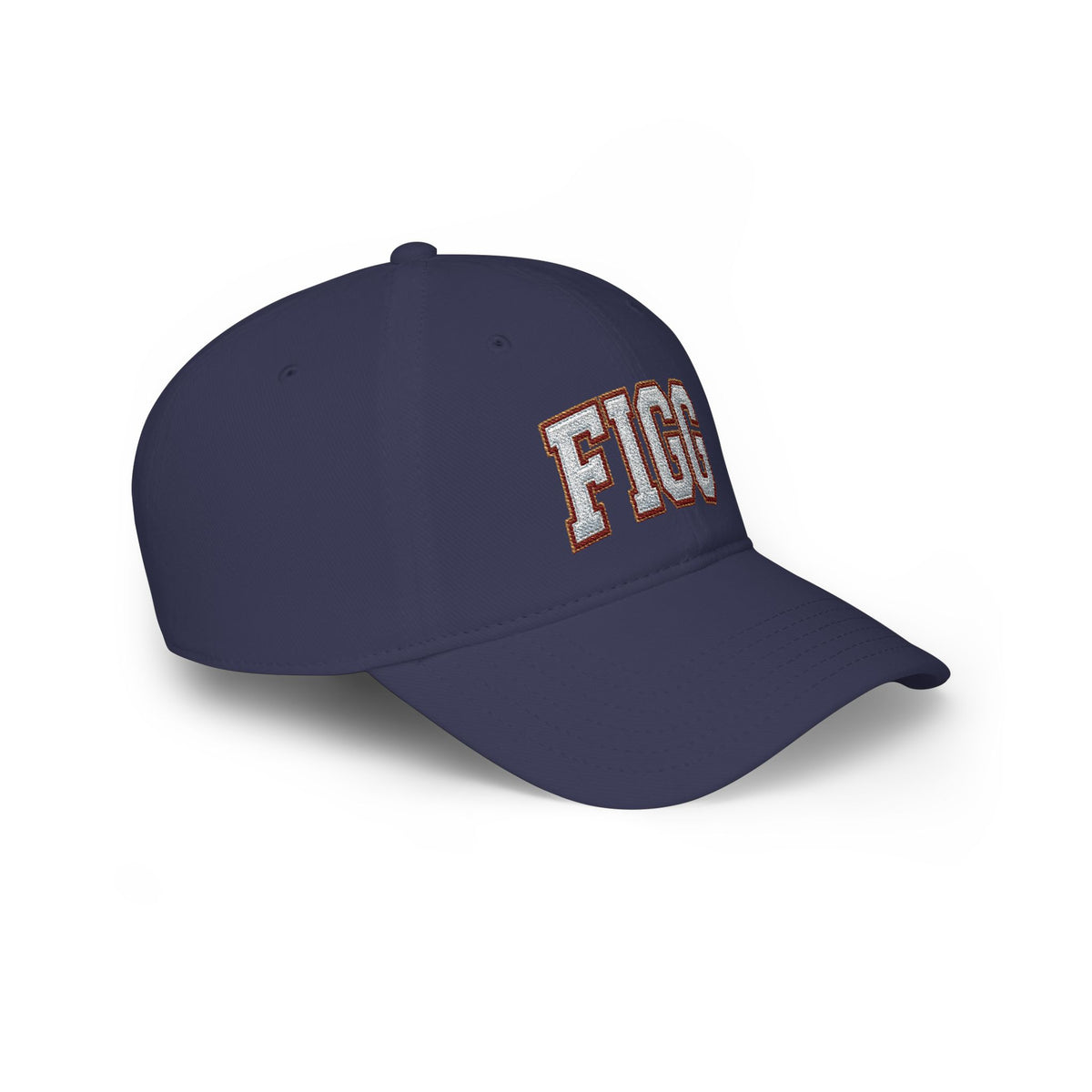 FFiGG Embroidered Low Profile Baseball Cap — Red, Navy, Black & More
