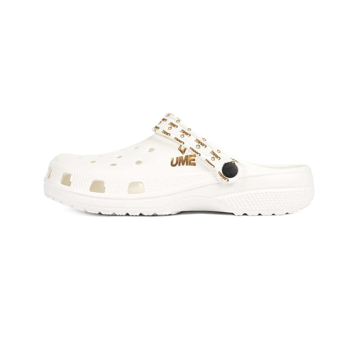 White All-Over Print EVA Foam Clogs — Slip-On Shoes