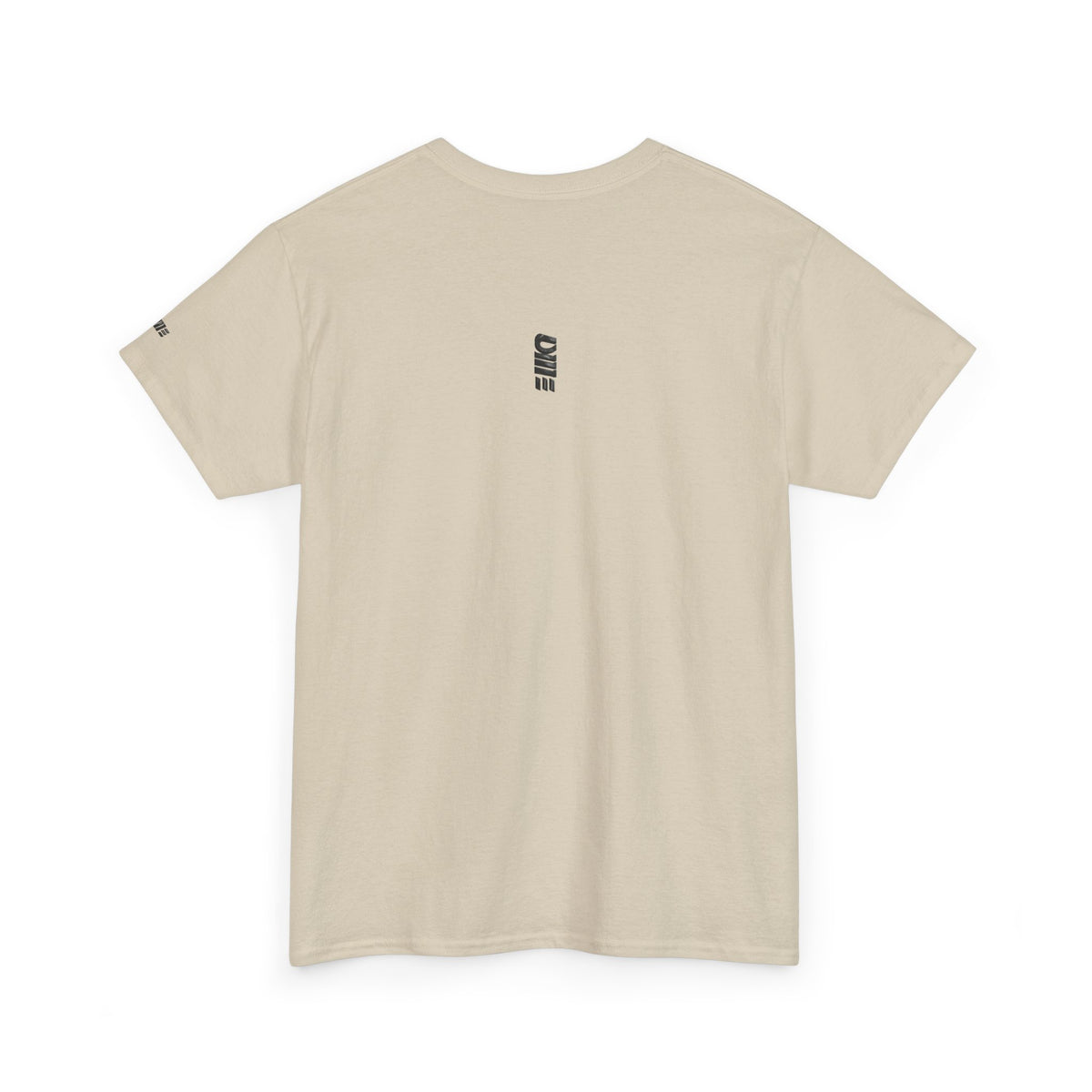 Minimalist Micro Logo Tee - White Cotton Casual Shirt