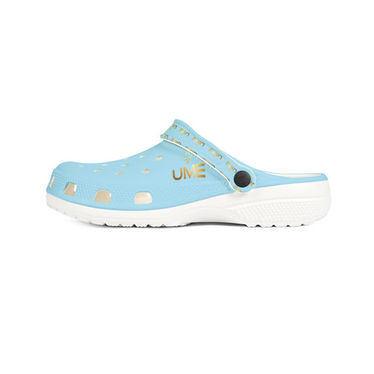 UME Sky Blue EVA Foam Clogs — Lightweight Water-Resistant Slip-On Shoes