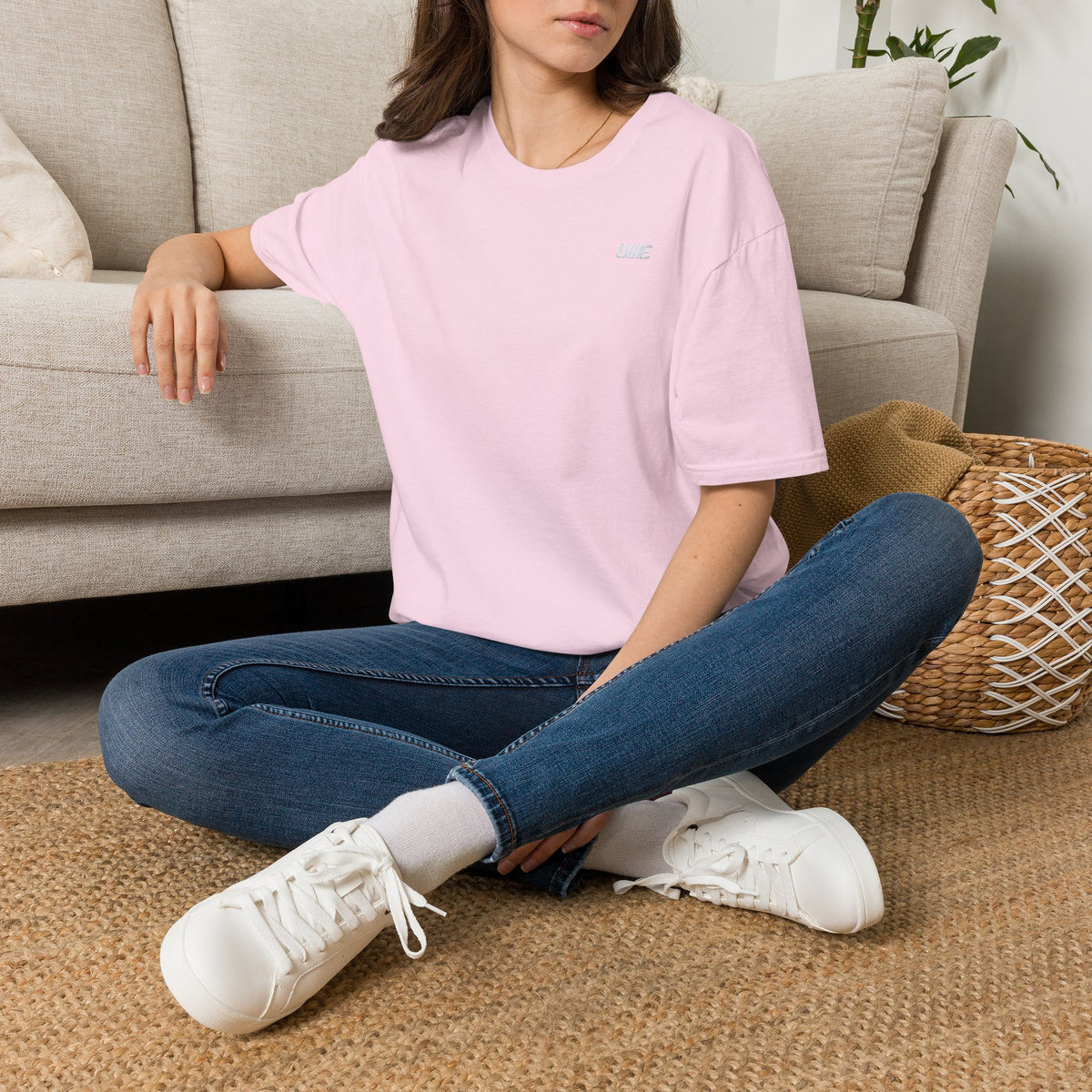 UME Retro Logo T‑Shirt — Multi-Color Minimal Sporty Graphic Tee