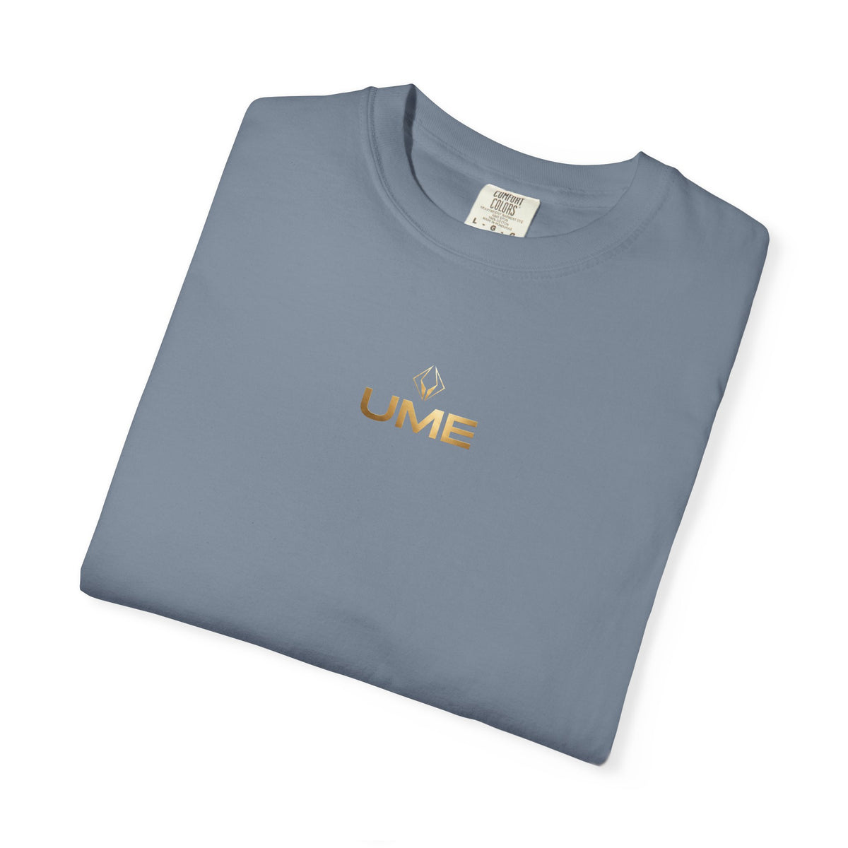 UME Gold Logo Garment-Dyed Heavyweight Tee – Relaxed Unisex Fit | 6.1 oz Ringspun Cotton