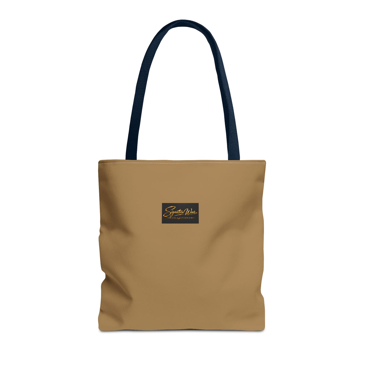 Signature Wear Collections Branded Tote Bag — in Beige