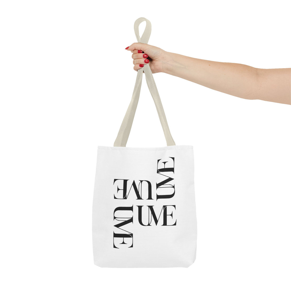 UME Typography Statement Tote Bag — White