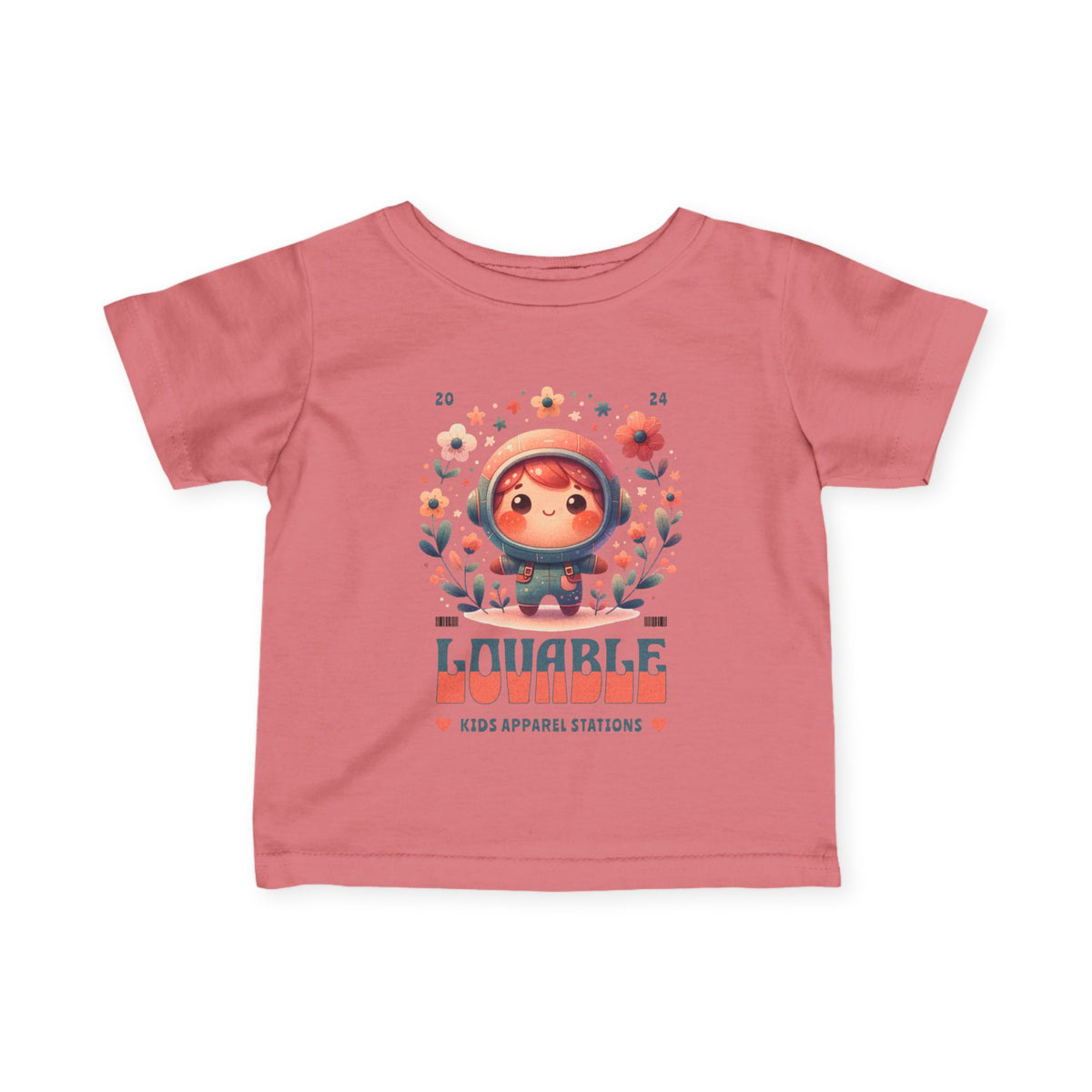 Lovable Astronaut Infant Tee — Cute Space Baby Graphic Baby Shirt