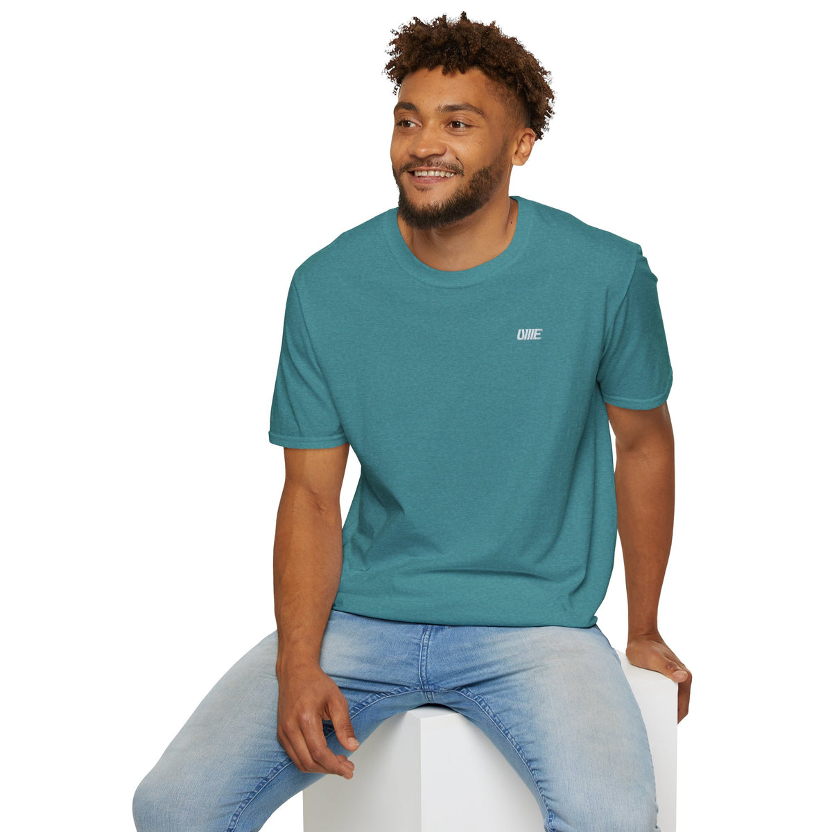 UME Retro Logo T‑Shirt — Multi-Color Minimal Sporty Graphic Tee