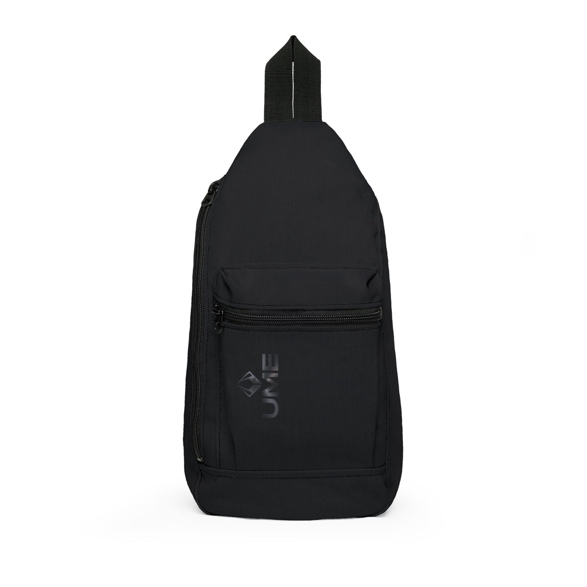 Minimal  dark Ume Black Sling Bag – Compact Crossbody Pack for Everyday Carry