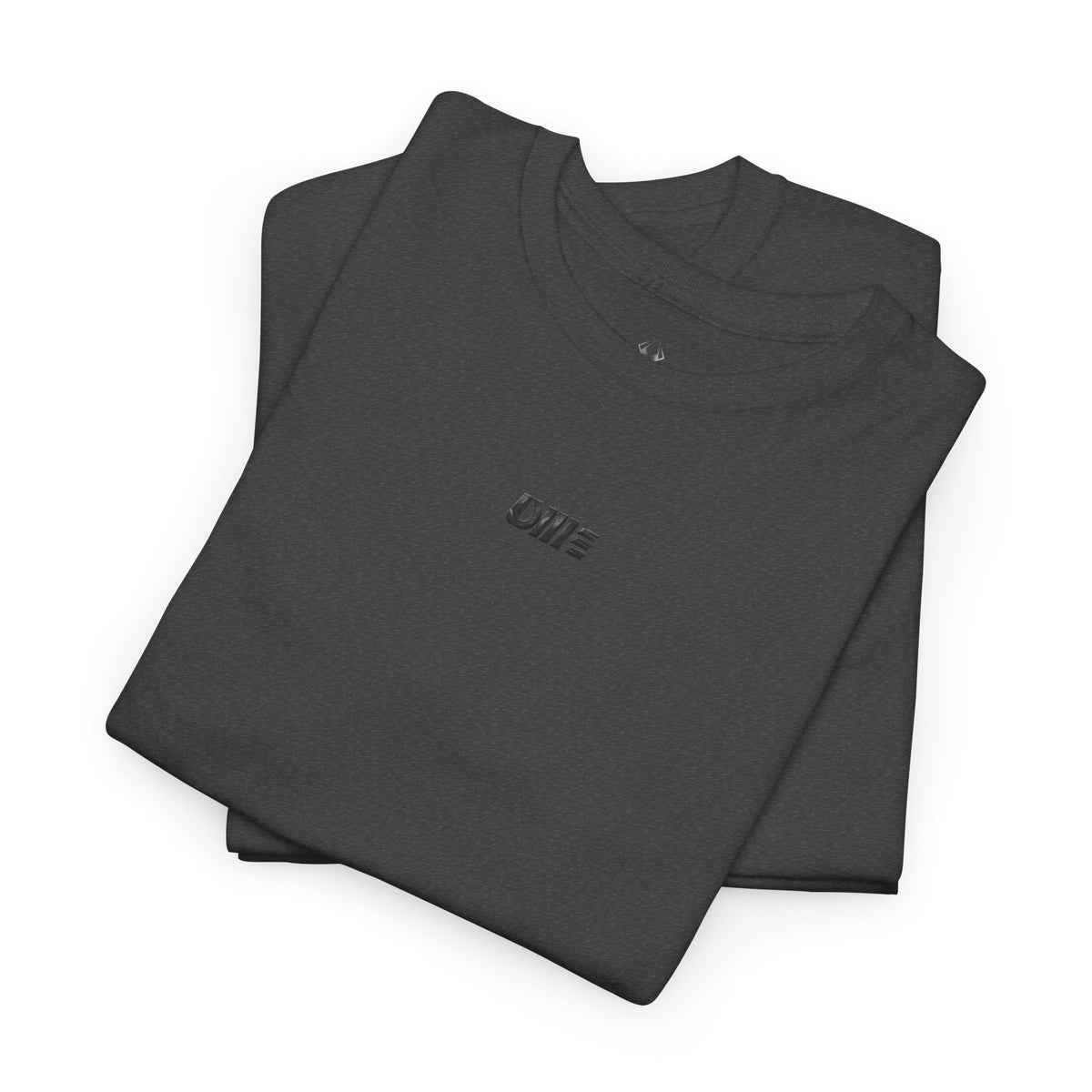 Minimalist Micro Logo Tee - White Cotton Casual Shirt