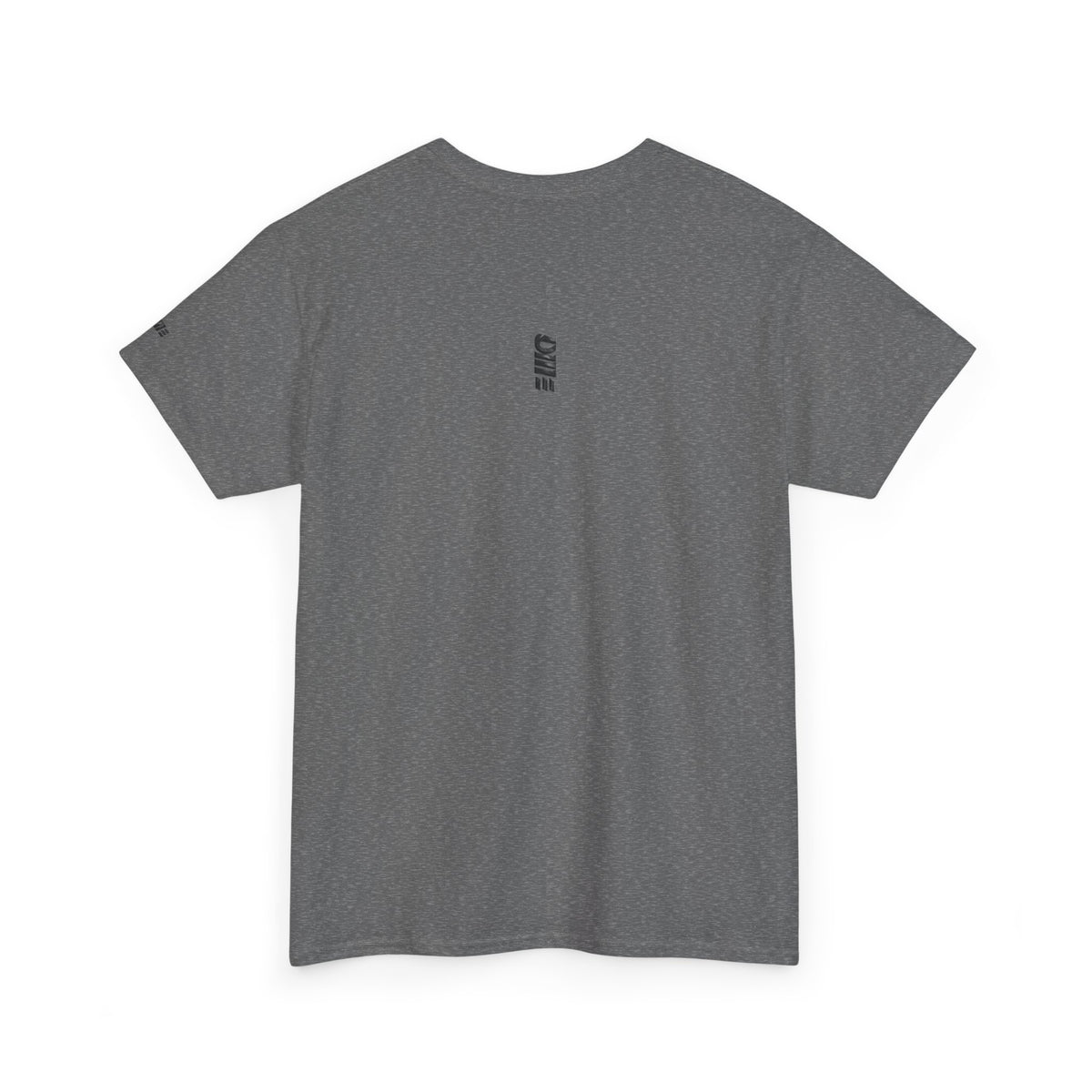 Minimalist Micro Logo Tee - White Cotton Casual Shirt