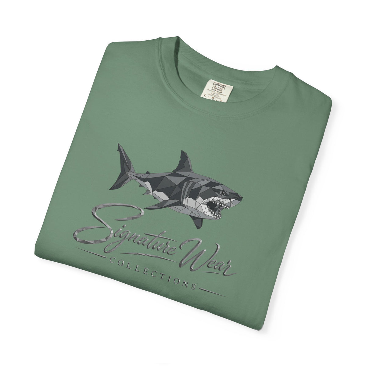 Signature Wear Shark Graphic T-Shirt — White, Black & More Colors