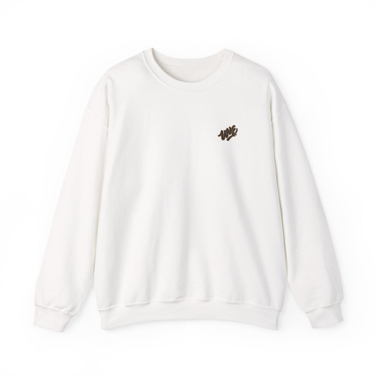 Crewneck Sweatshirt — UME Black Logo All-Over Print