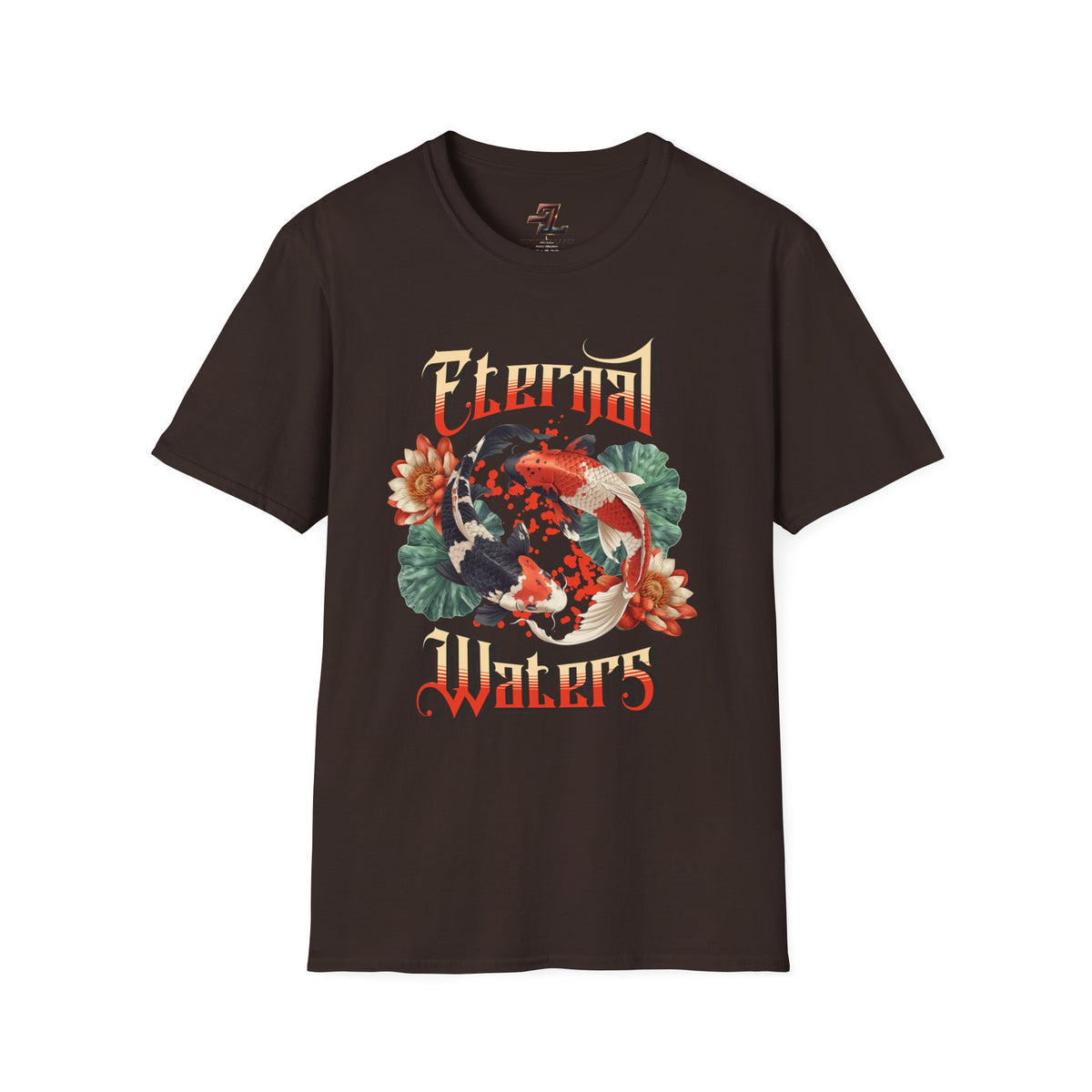 Eternal Waters T‑Shirt — Koi Pond Floral Graphic Tee