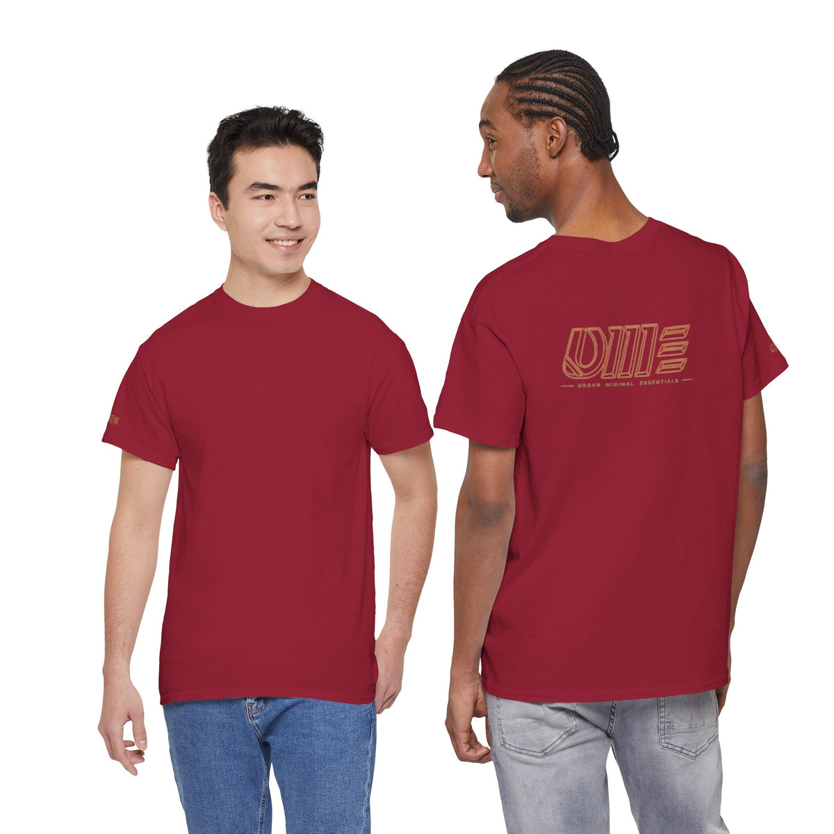 Retro Stripe UME Logo T-Shirt — White, Natural & More Colors