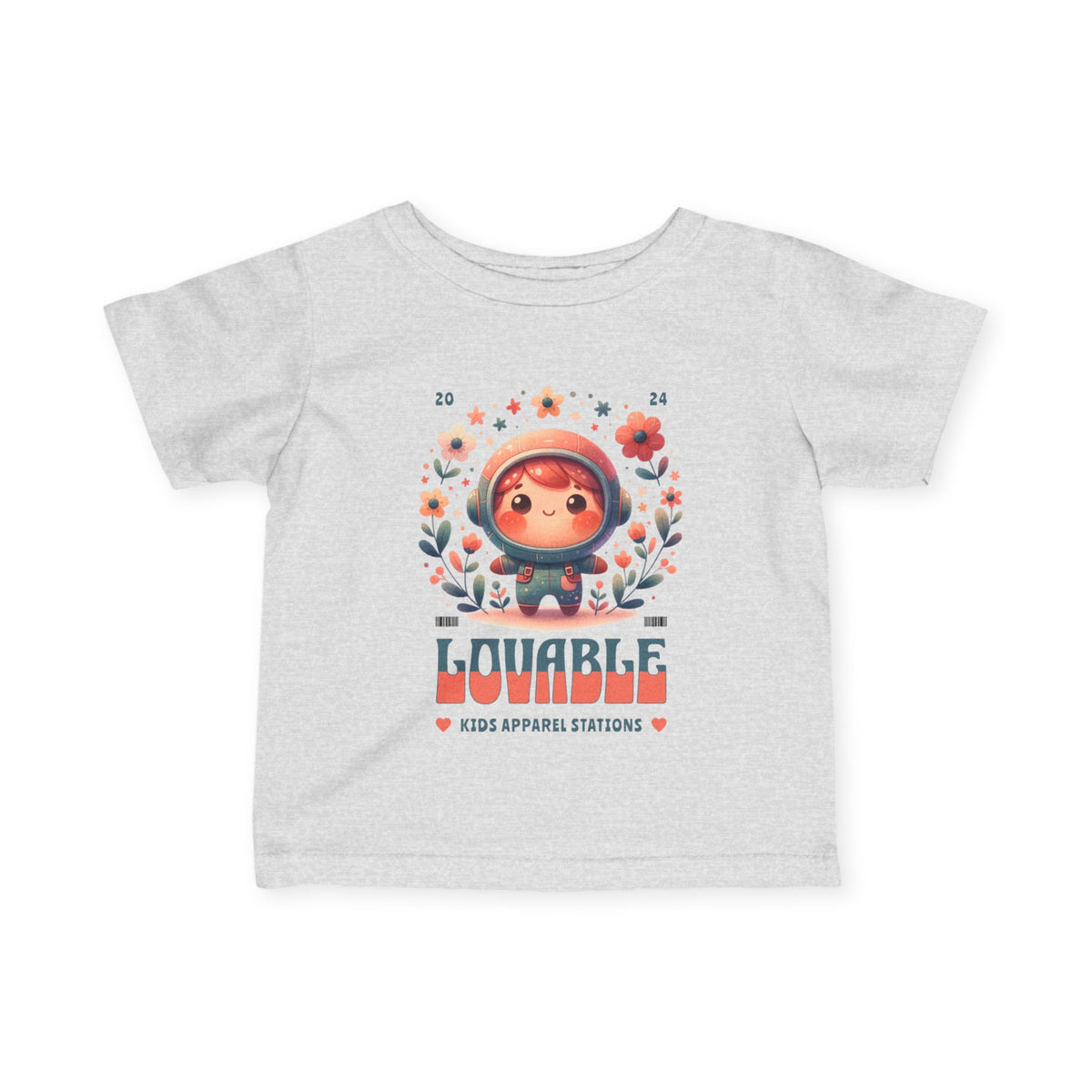 Lovable Astronaut Infant Tee — Cute Space Baby Graphic Baby Shirt