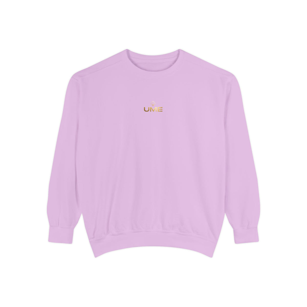 UME Gold Logo Sweatshirt – Garment-Dyed Crewneck