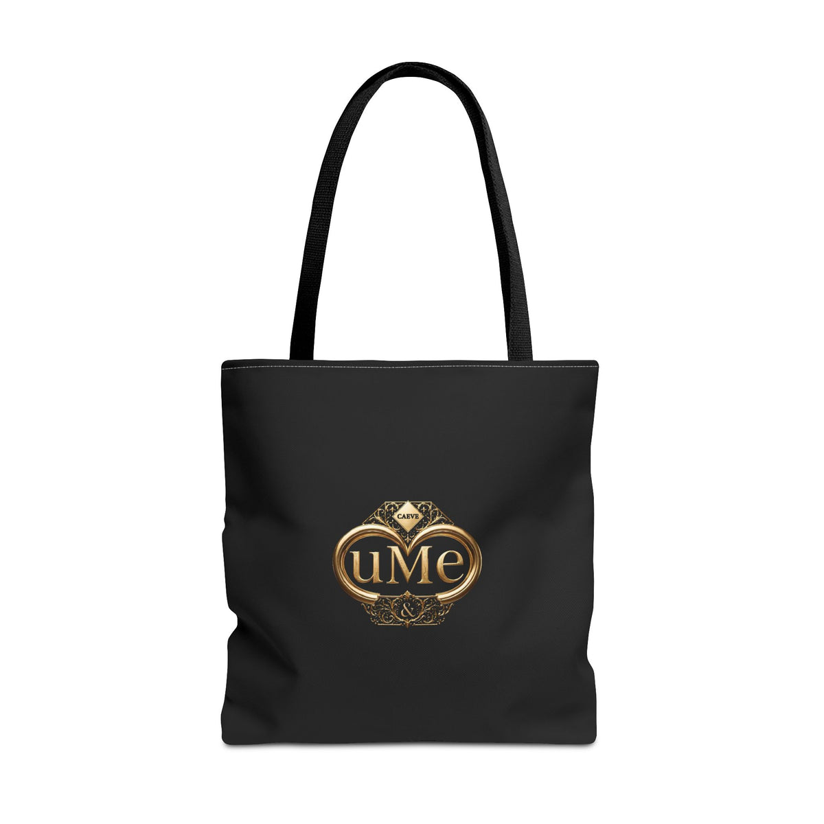 Gold Emblem Tote Bag — Black UME Crest Print