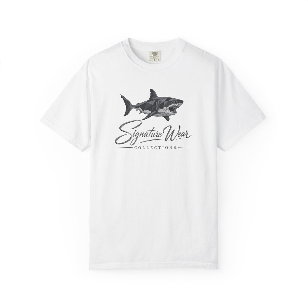 Signature Wear Shark Graphic T-Shirt — White, Black & More Colors