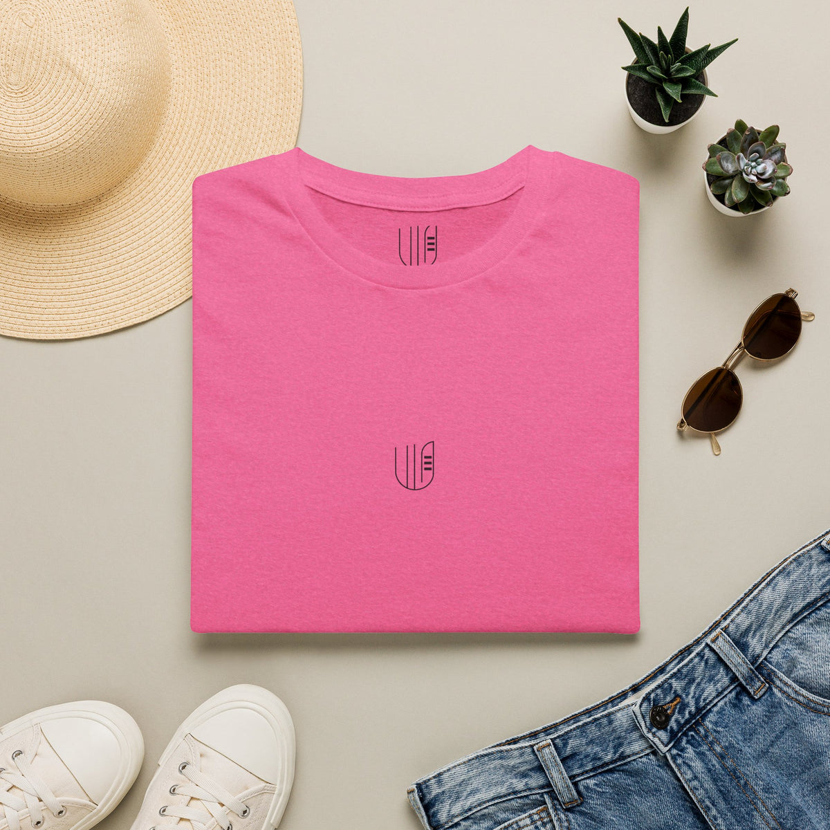 Minimal UME Graphic T-Shirt – Coral Silk & More Colors