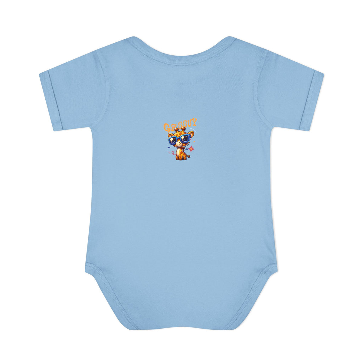 Giraffe Sunglasses Baby Bodysuit — Cute Infant Onesie