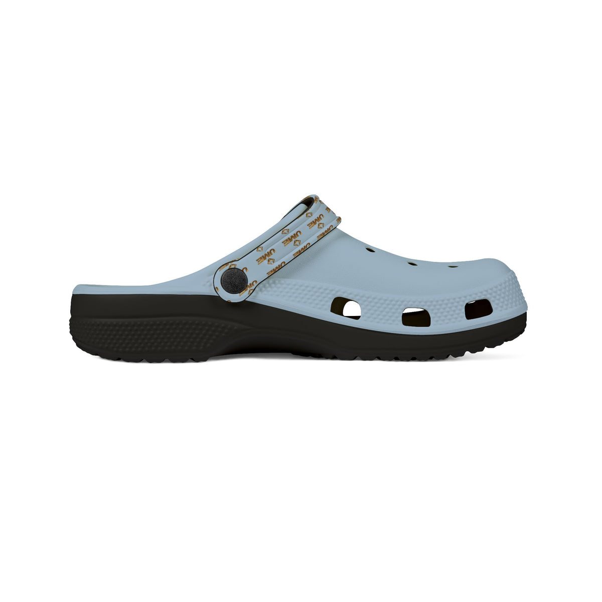 Light Blue All-Over Print EVA Foam Clogs — Slip-On Shoes