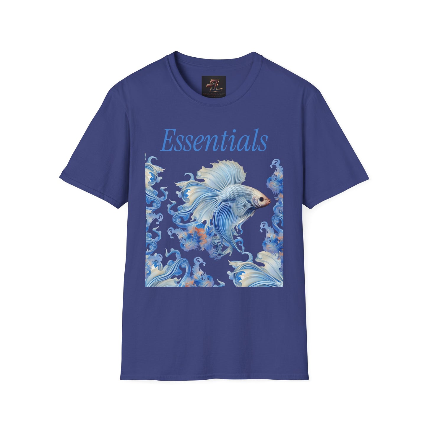 Essentials Betta Fish Graphic Tee — Softstyle Unisex T-Shirt