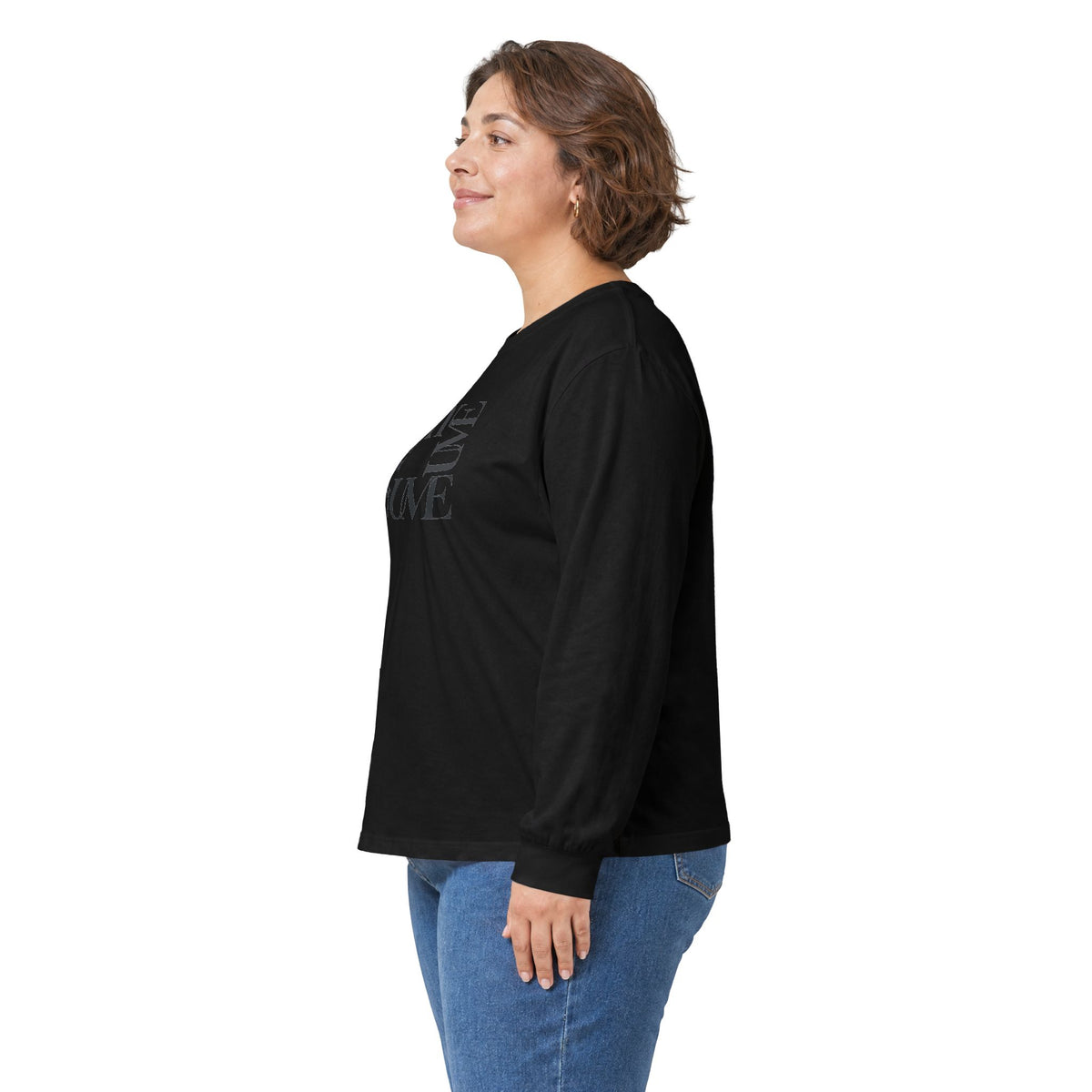 UME Typography Long Sleeve Tee — White, Black & More Colors