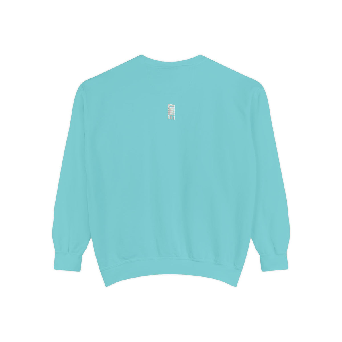 Garment-Dyed Crewneck Sweatshirt — Multi-Color Minimal Graphic