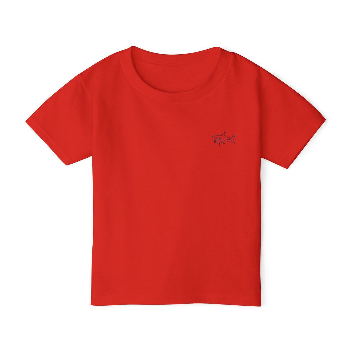 Toddler T‑Shirt — Minimal Shark Sketch Kids Tee
