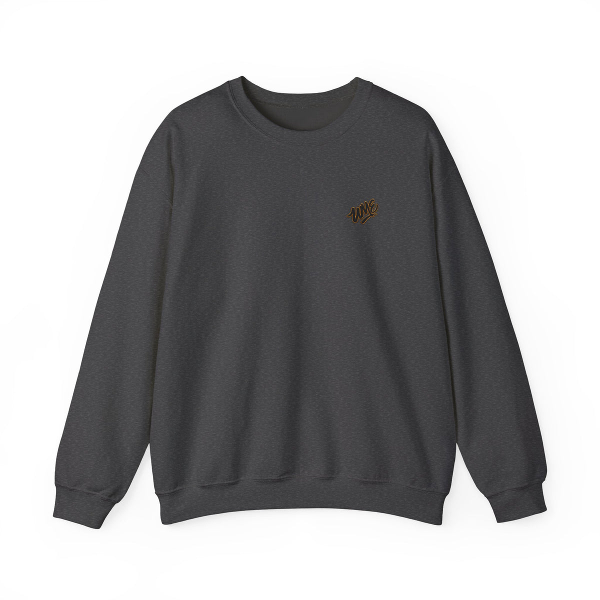 Crewneck Sweatshirt — UME Black Logo All-Over Print