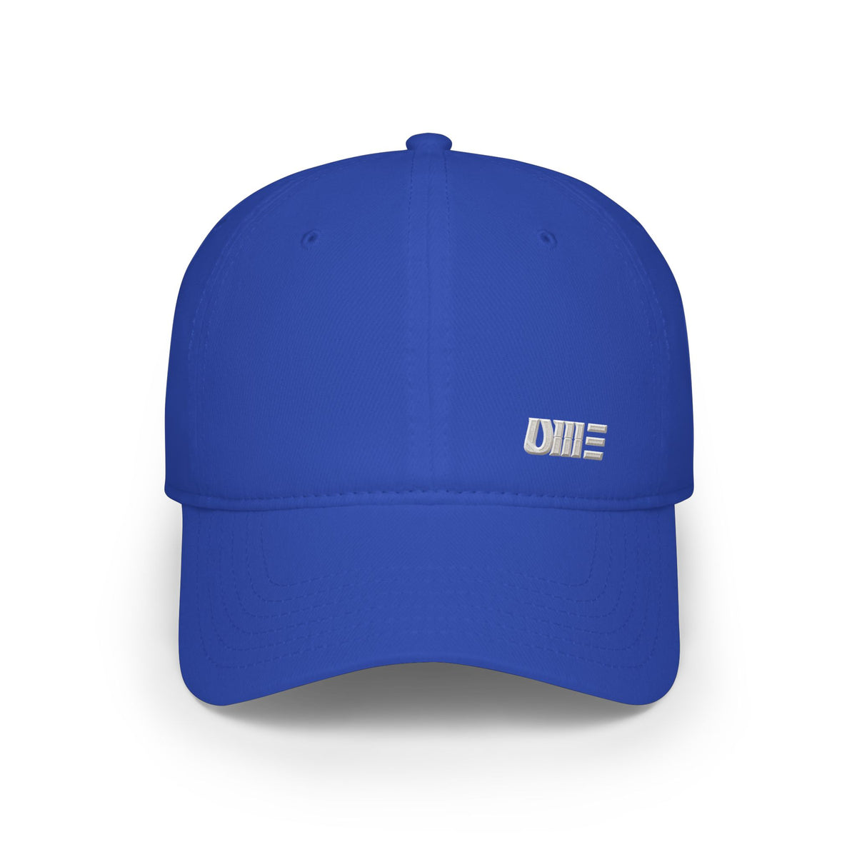 Low-Profile Cotton Baseball Cap — Multi-Color Embroidered Hat