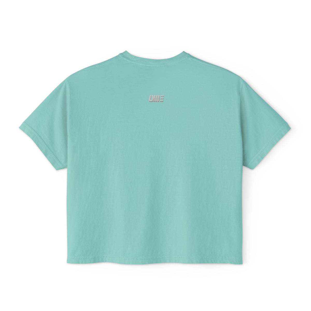 Women’s Cropped Boxy T-Shirt — Multi-Color Minimal Graphic