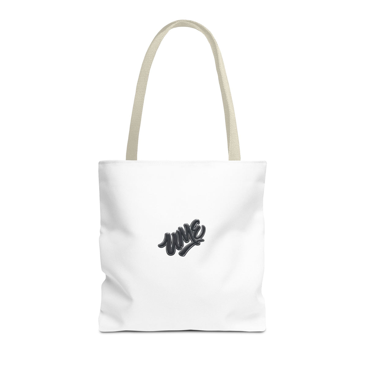 Tote Bag — White UME Black Logo Streetwear Carryall