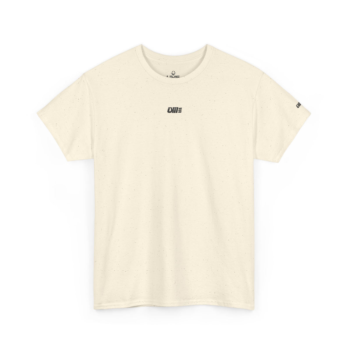 Minimalist Micro Logo Tee - White Cotton Casual Shirt