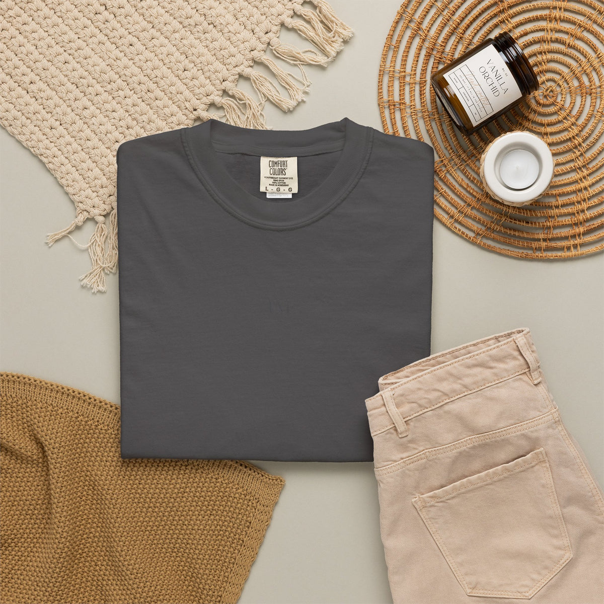 UME Minimalist Garment-Dyed T-Shirt — White, Black & More Colors