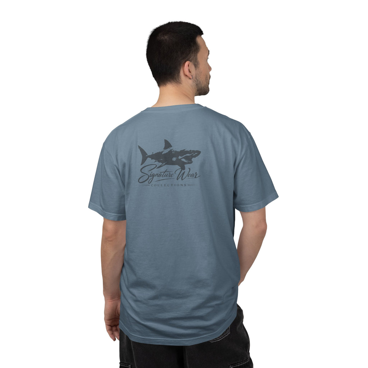 Signature Wave Shark Graphic T-Shirt — Coastal Surf Casual Tee | White, Black & More